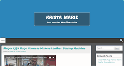 Desktop Screenshot of kristamarie.net