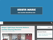 Tablet Screenshot of kristamarie.net